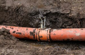 Homeowner checking for hidden plumbing leaks after receiving a high water bill in a residential property